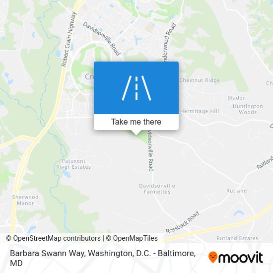 Barbara Swann Way map