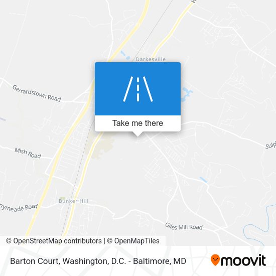 Mapa de Barton Court