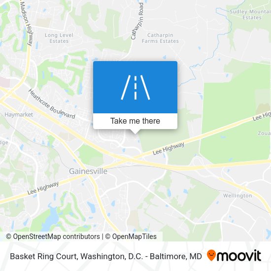 Mapa de Basket Ring Court