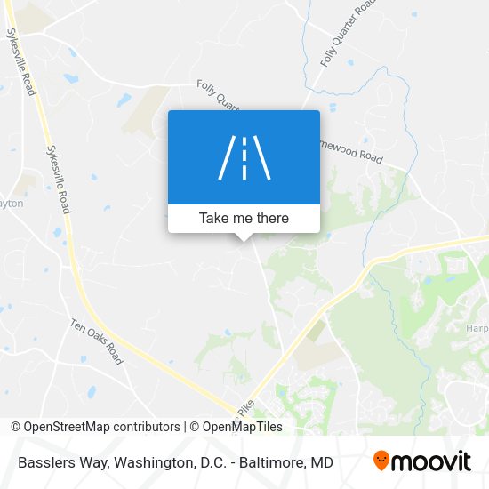 Mapa de Basslers Way