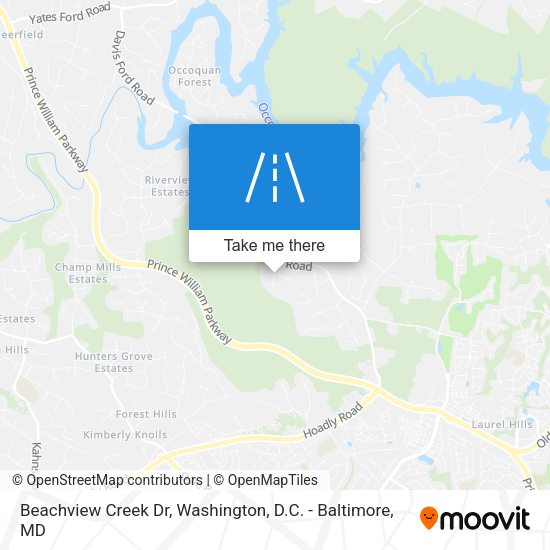 Beachview Creek Dr map
