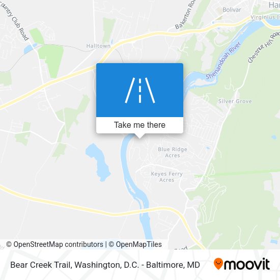 Bear Creek Trail map