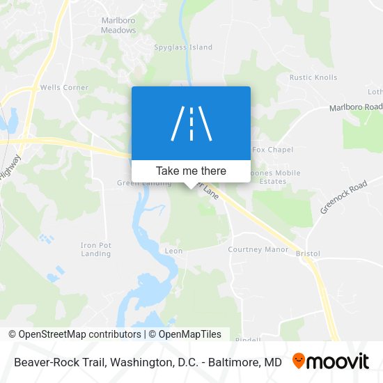 Beaver-Rock Trail map