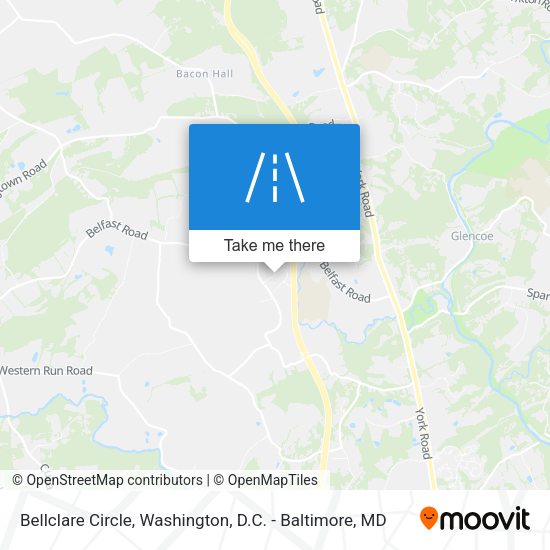 Bellclare Circle map