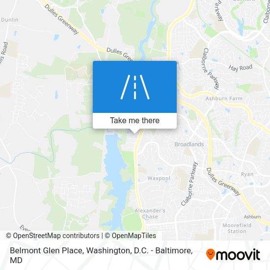 Belmont Glen Place map