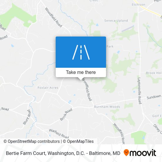 Mapa de Bertie Farm Court