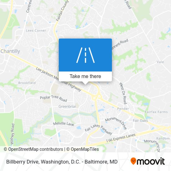Mapa de Billberry Drive