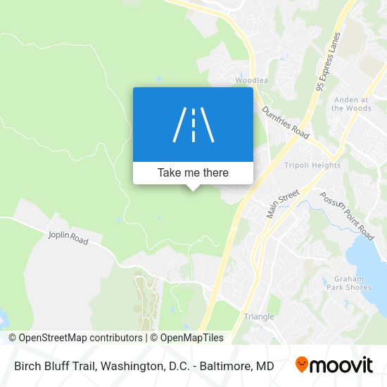 Mapa de Birch Bluff Trail