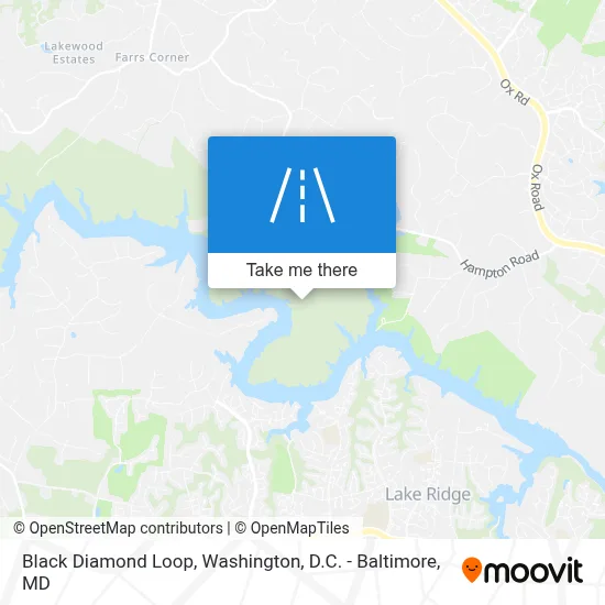 Black Diamond Loop map