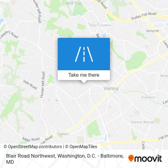 Mapa de Blair Road Northwest