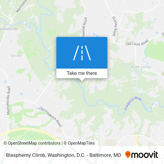 Blasphemy Climb map