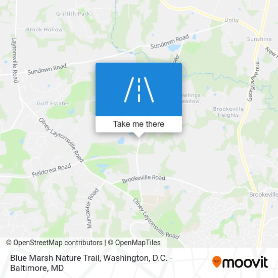 Mapa de Blue Marsh Nature Trail