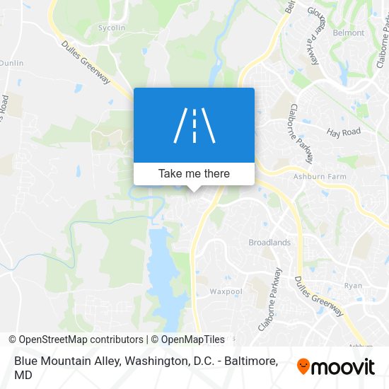 Blue Mountain Alley map