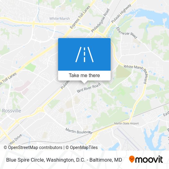 Blue Spire Circle map