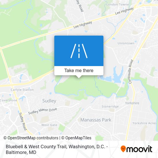 Bluebell & West County Trail map