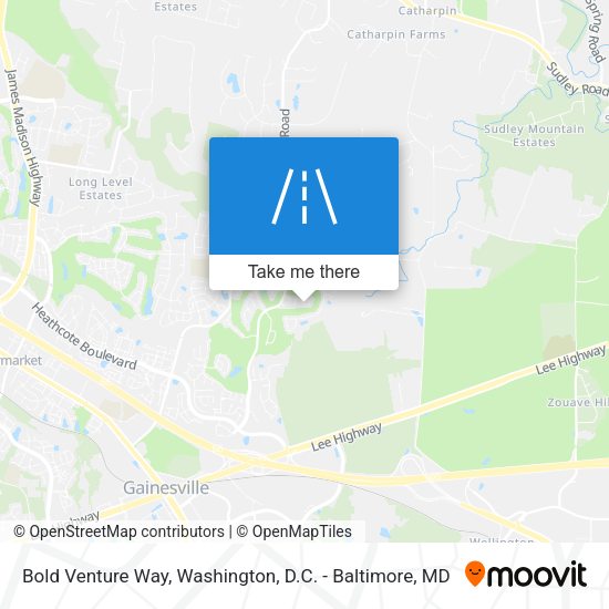 Bold Venture Way map