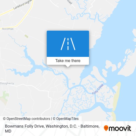 Bowmans Folly Drive map