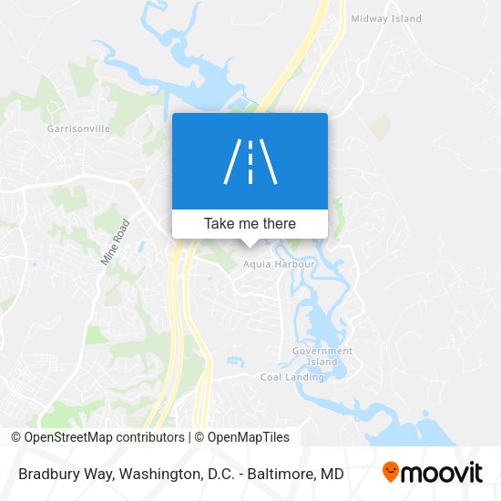 Bradbury Way map