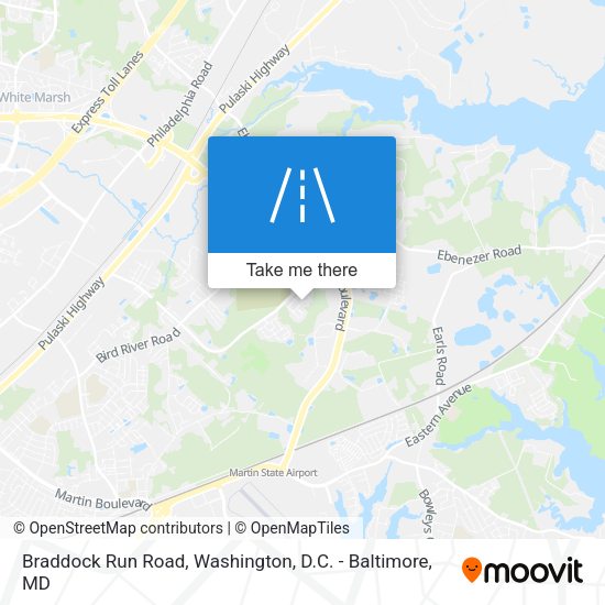 Mapa de Braddock Run Road