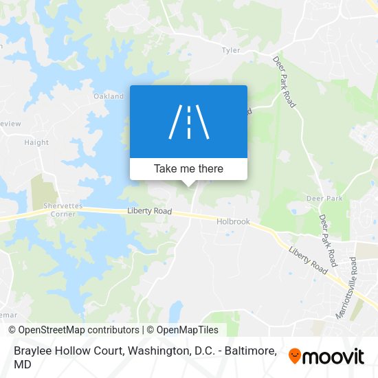Mapa de Braylee Hollow Court