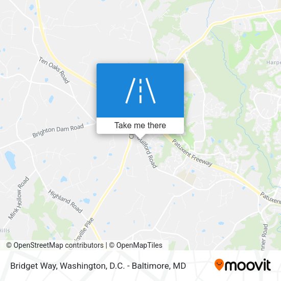 Mapa de Bridget Way