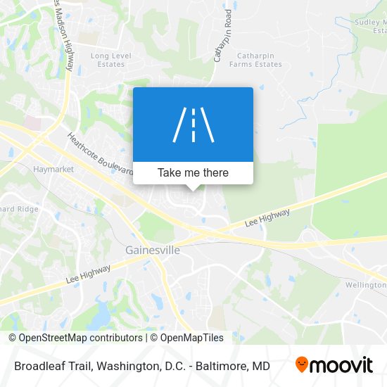 Mapa de Broadleaf Trail