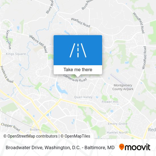 Mapa de Broadwater Drive