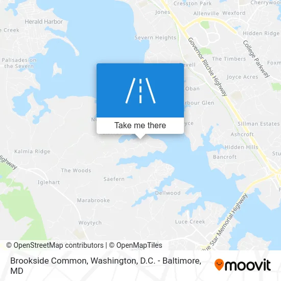 Brookside Common map