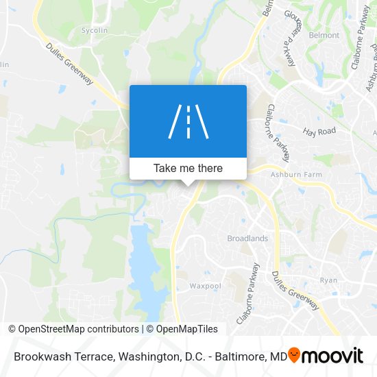 Brookwash Terrace map