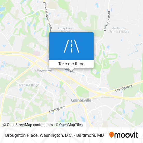 Broughton Place map