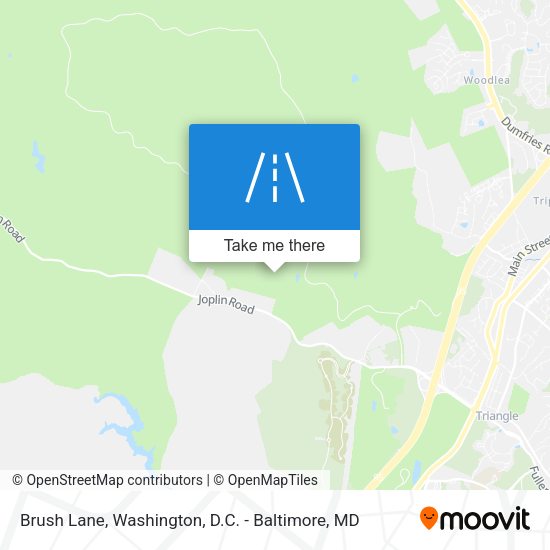 Brush Lane map