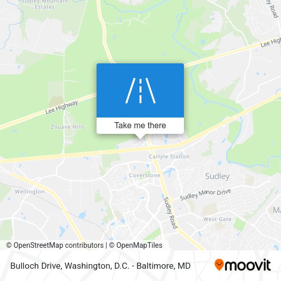 Mapa de Bulloch Drive