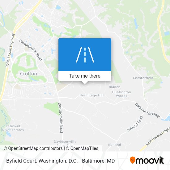 Byfield Court map