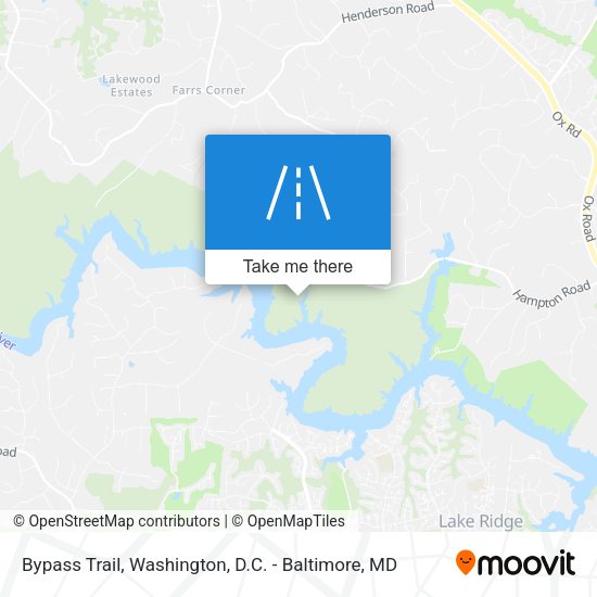 Bypass Trail map