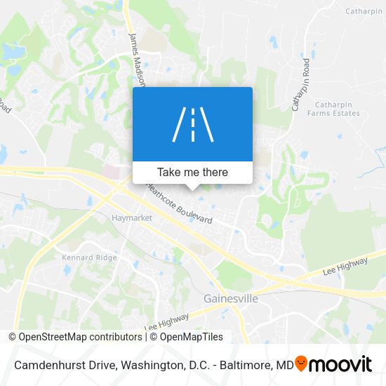 Mapa de Camdenhurst Drive
