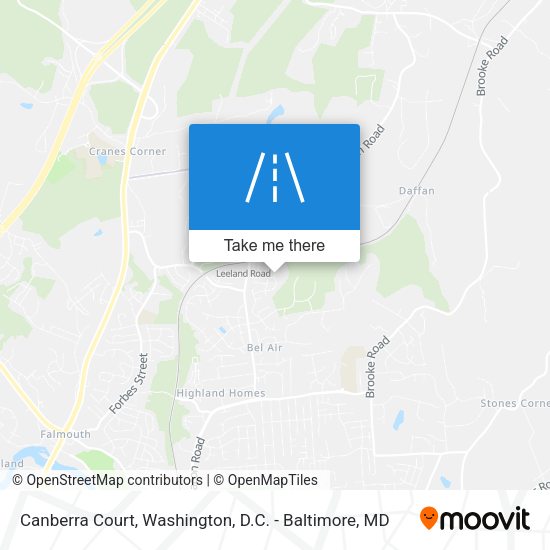 Canberra Court map