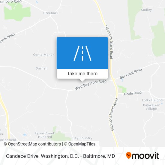 Candece Drive map