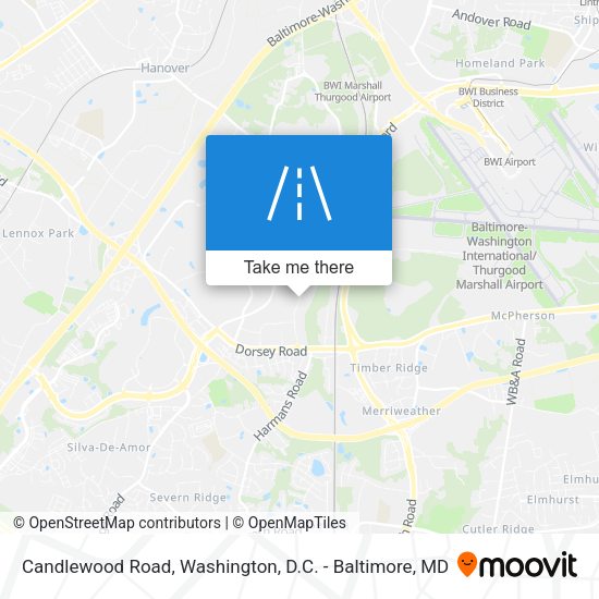 Candlewood Road map