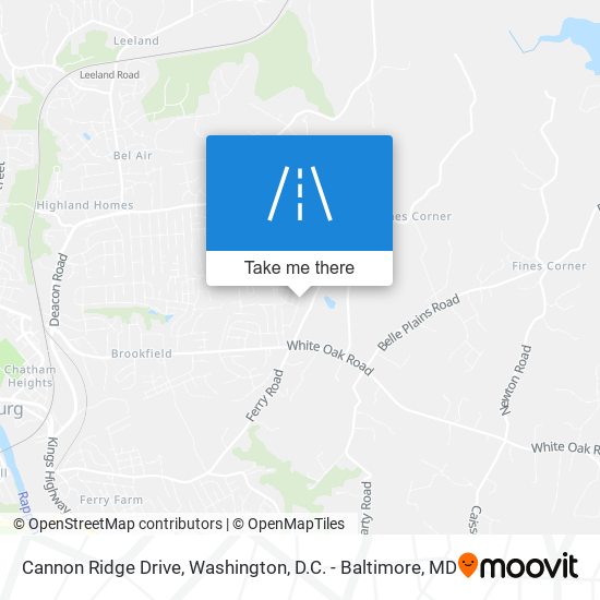Cannon Ridge Drive map