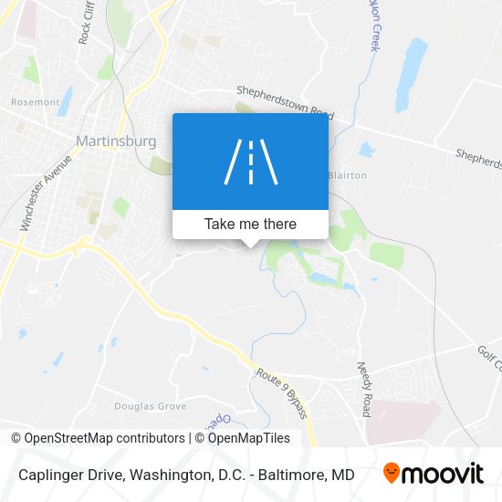Mapa de Caplinger Drive