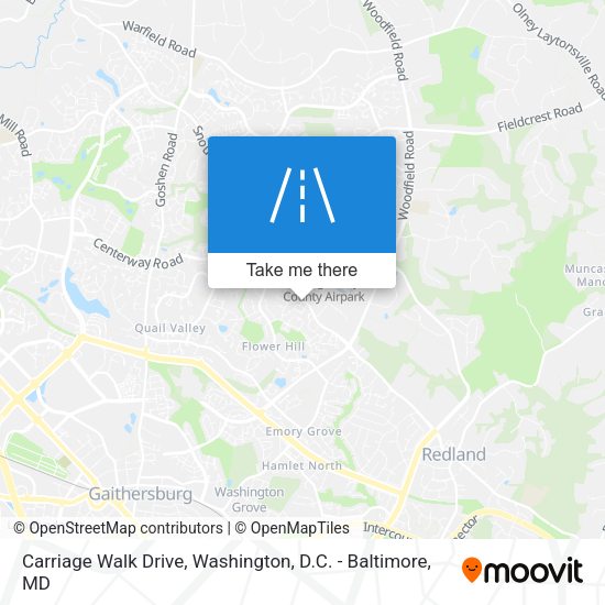 Mapa de Carriage Walk Drive