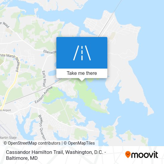 Mapa de Cassandor Hamilton Trail