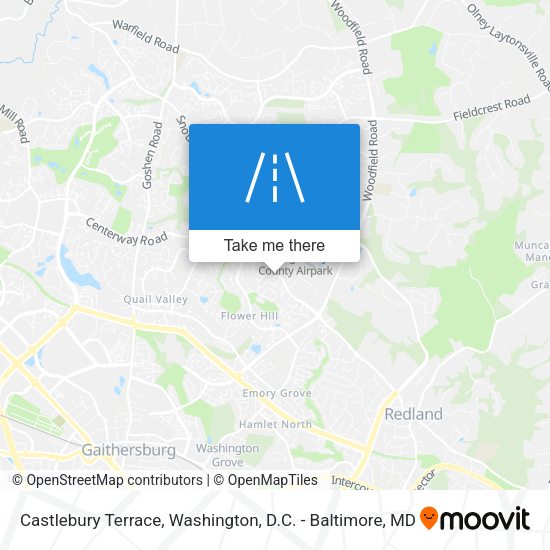 Castlebury Terrace map