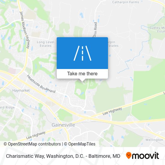Charismatic Way map