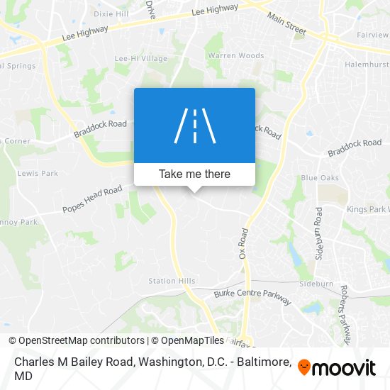 Charles M Bailey Road map
