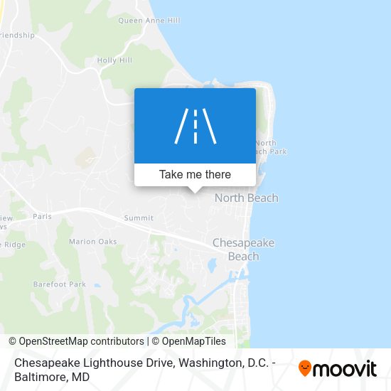 Mapa de Chesapeake Lighthouse Drive