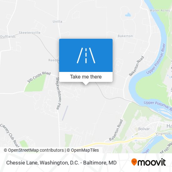 Chessie Lane map