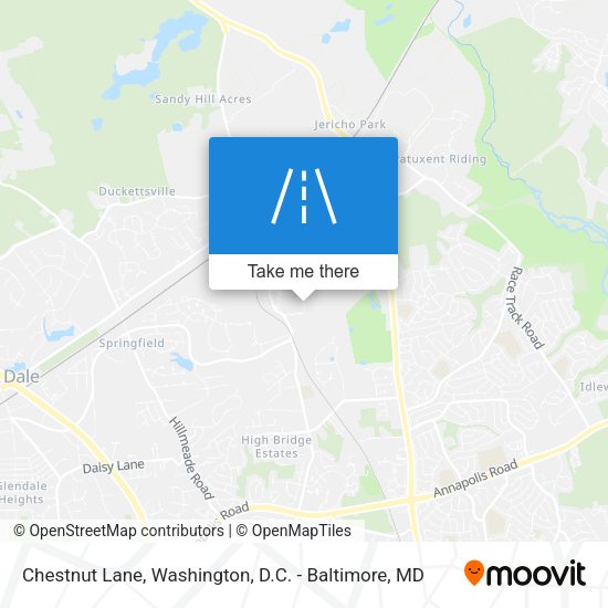 Chestnut Lane map