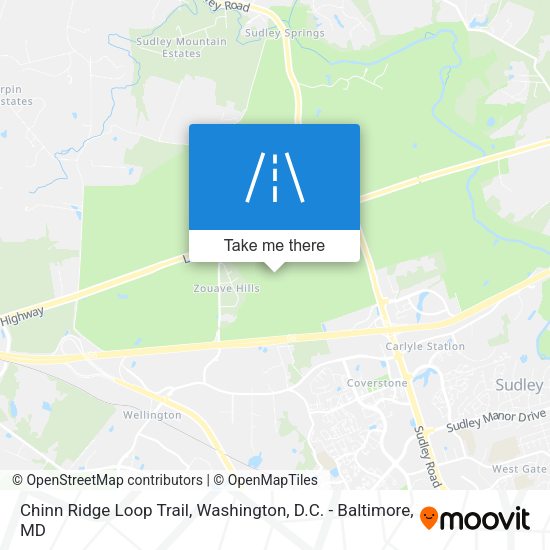 Chinn Ridge Loop Trail map