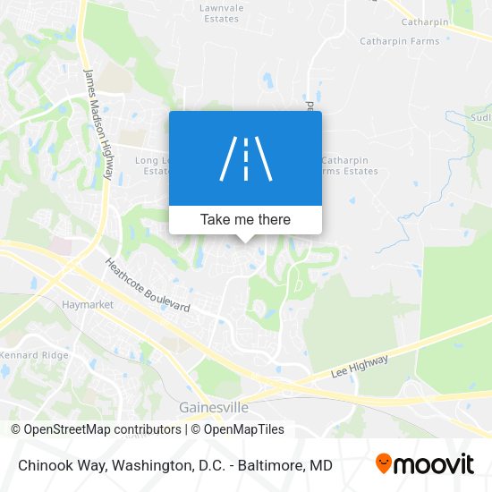 Chinook Way map
